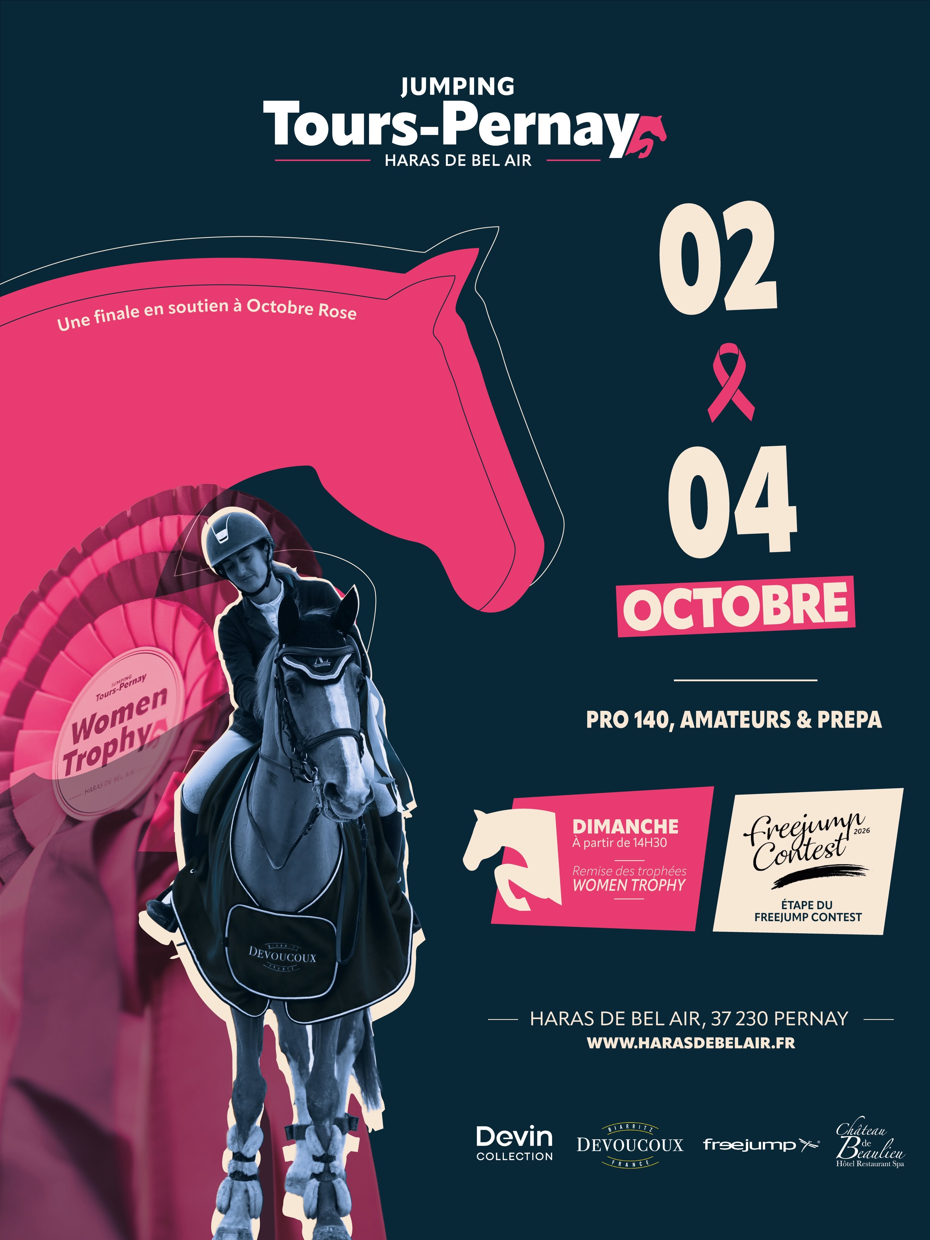 Affiche du concours CSO – Women Trophy Tours Pernay